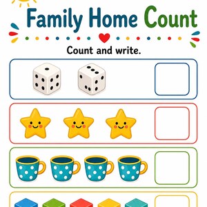 Family Home Summer Pages | Family Summer Activities at Home | Printable PDF | Digital Download image 5