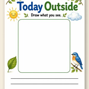 Little Nature Journal | Nature Journal for Kids | Printable PDF | Digital Download image 9