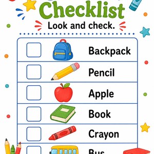 School Day Activity Pages | Back to School Activity Sheets | Printable PDF | Digital Download image 4