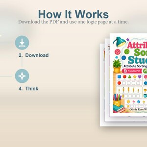 Attribute Sort Studio | Attribute Sorting Worksheets | Printable PDF | Digital Download image 8