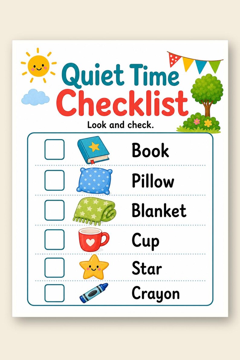 Cosy Quiet Time-pagina's | Zomerpagina's stille tijd | Afdrukbare pdf | Digitale download afbeelding 9