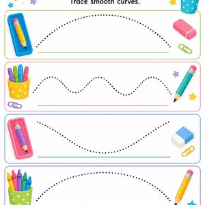 Pencil Control Workshop | Pencil Control Worksheets | Printable PDF | Digital Download image 5
