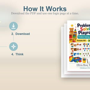 Spazio giochi per la risoluzione dei problemi / Schede di lavoro per la risoluzione dei problemi / PDF stampabile / Download digitale immagine 8