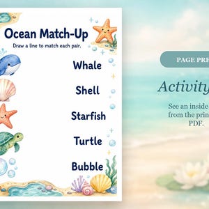 Starfish Activity Cove | Kids Activity Sheets | Printable PDF | Digital Download image 10
