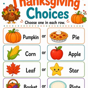 Thankful Turkey Activity Pages | Thanksgiving Activity Sheets | Printable PDF | Digital Download image 6