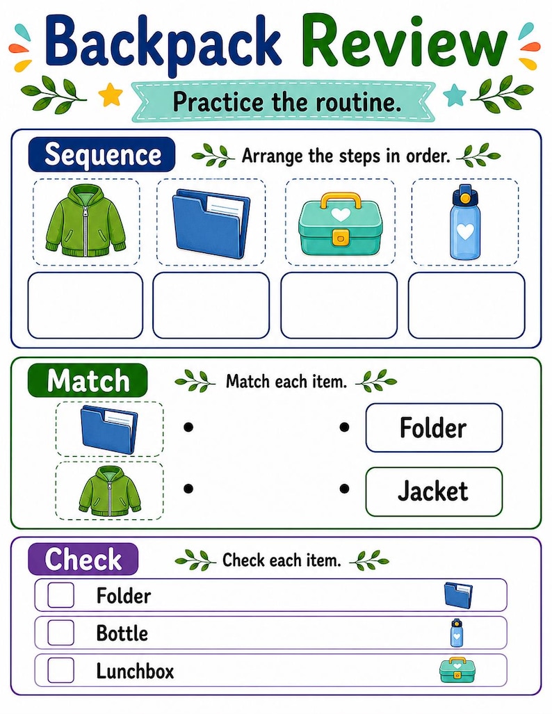 Backpack Ready | Backpack Checklist | Printable PDF | Digital Download image 7
