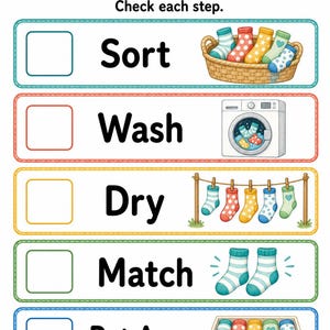 Sonnige Sockenpaare | Socken-Matching-Spiel | Druckbare PDF | Digitaler Download Bild 6