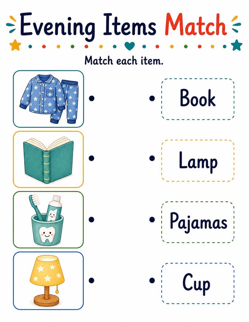Evening Ready Path | Evening Routine Chart | Printable PDF | Digital Download image 5