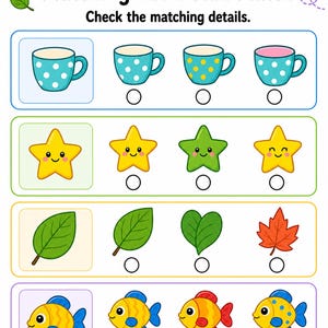 Picture Matching Lab | Matching Worksheets | Printable PDF | Digital Download image 6
