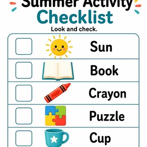 Sunny Home Activity Pages | Summer Activity Pages for Kids | Printable PDF | Digital Download image 4