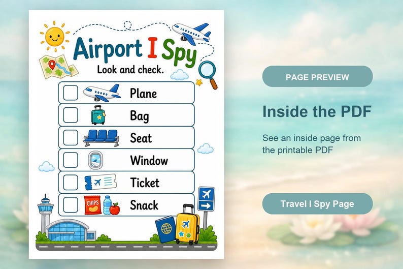 Travel I Spy Quest | Travel I Spy | Printable PDF | Digital Download image 10