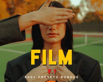 800+ Premium Film Lightroom Presets Bundle V.1| Authentic Film Looks | Kodak Film, Fujifilm, Vintage, Retro, Grainy | Mobile & Desktop