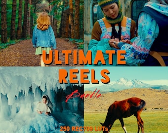 250+ Cinematic LUTs | Moody Film Looks, Viral Color Grading Pack for Reels & TikTok Creators