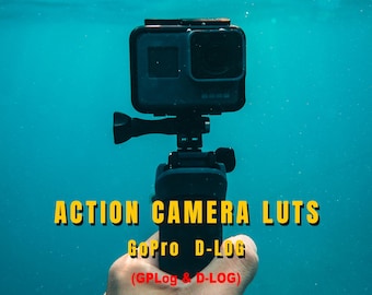 Action Camera LUTs for DJI Osmo & GoPro | 50+ Cinematic LUTs for Adventure, Travel, Vlog Videos | Professional Color Grading LUT Pack
