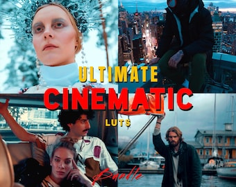 250 Ultimate Cinematic LUTs Bundle | Cinematic & Moody Tones, Professional Color Grading, Film Looks | DaVinci, Premiere, BlackMagic, CapCut