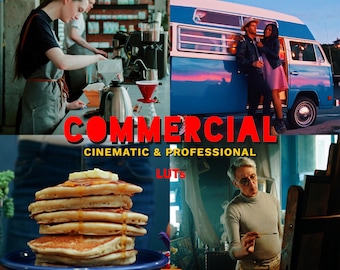70 Commercial LUTs | Professional Color Grading for Ads, Product Videos & Brand Films | DaVinci, Premiere, Final Cut, CapCut