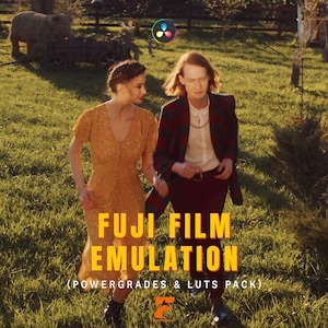 Fuji Film Emulation Power Grades & LUTs | Professional DaVinci Resolve PowerGrades + Film LUT Pack | Cinematic Analog Look