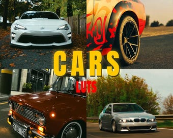 100 Car LUTs | Automotive Cinematic Color Grading LUTs for Car Videos | Professional LUT Pack for DaVinci, Premiere, Final Cut, CapCut