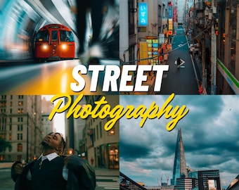 Street Photography Lightroom Presets | Cinematic Urban Looks, Moody, Film inspired | Lightroom Mobile & Desktop
