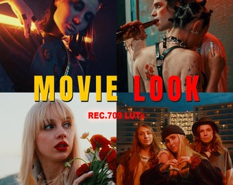 100 Movie Look LUTs for Video Editing | Cinematic Color Grading, Hollywood Style, Moody Tones | For DaVinci, Premiere, FinalCut, CapCut