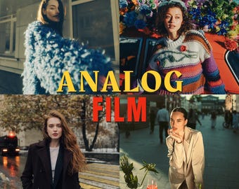 80 Analog Film Lightroom Presets | Aesthetic Film Looks | Cinematic Tones, Grainy, 35mm Film, Kodak Film, Fujifilm | Mobile & Desktop