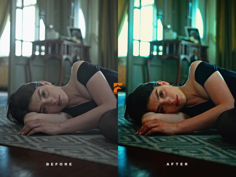 100 Filmic LUTs for Video Editing | Cinematic Film Looks, Moody Tones, Kodak & Fujifilm Look | Cube Files for DaVinci, Premiere, CapCut afbeelding 4