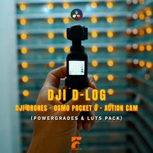 DJI D-Log Power Grades & LUTs for Professional Color Grading in DaVinci | DJI Drones, Osmo Pocket 3, and Action Cam | Cinematic Colors