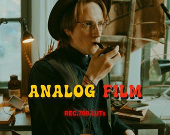 Analog Film LUTs for Video Editing | Vintage Film Look, Retro Colors, Cinematic Texture | Premiere, DaVinci, Final Cut, CapCut