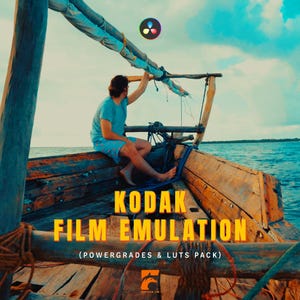Kodak Film Emulation Power Grades & LUTs | Professional DaVinci Resolve PowerGrades + Film LUT Pack | Cinematic Analog Look