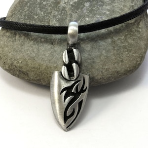 Tribal Pfeilspitze Halskette, Herren Schmuck, Pfeilspitze Anhänger