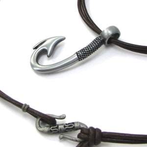 Fish Hook Necklace for Men -  Singapore