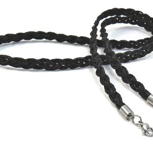 ステンレススチール留め具付きカスタムヘンプネックレス、ヘンプジュエリー
