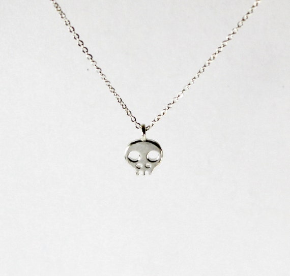 アクセサリー Kids Skull face Pendant Billy the Kid Skull Pendant *10k/14k/18k White, Yellow, Rose