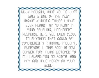 Billy madison screenplay Billy madison screenplay