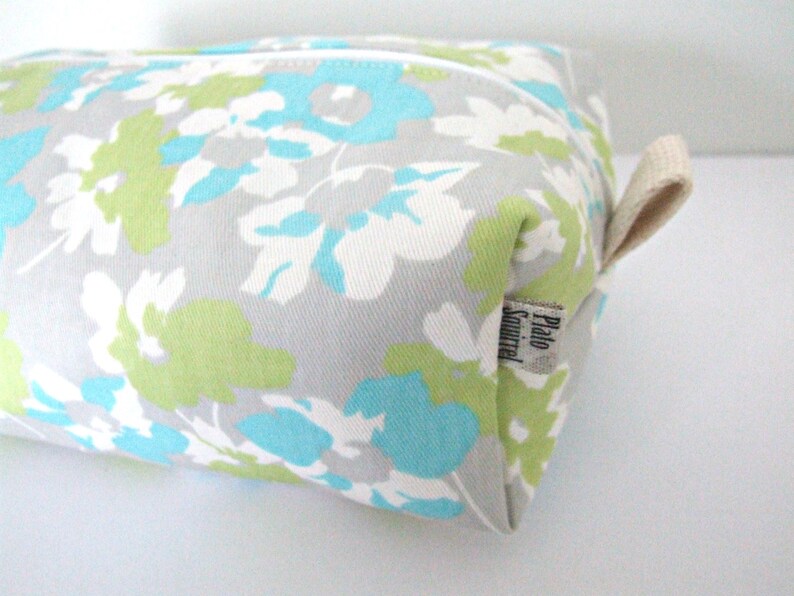 Cosmetic Bag Makeup Bag Lined Make up Bag Cosmetic Pouch Etsy