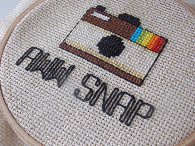 Camera Cross Stitch Pattern Cross Stitch PDF Etsy