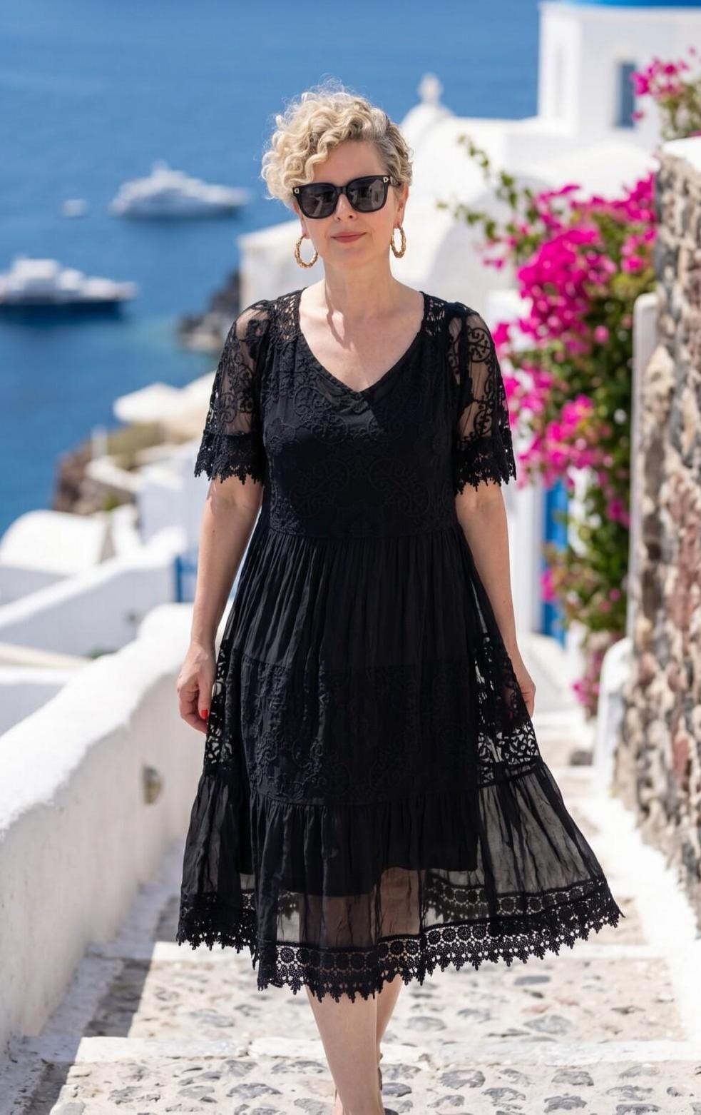 Italian Silk Layered Dress - Etsy