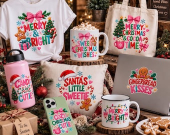 クリスマスデジタルステッカーPNG、かわいいホリデーステッカーバンドル、クリスマス クリップアート、かわいいクリスマスステッカー、印刷可能なPNG