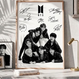 Bts Jimin Autograph - Etsy