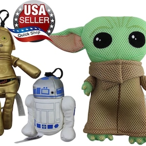 Scentsy Buddy Star Wars Plush •C-3PO •R2D2 •Baby Yoda •"Light Side of the Force" image 1