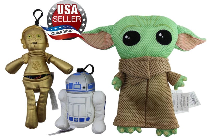 Scentsy Buddy Star Wars Plush •C-3PO •R2D2 •Baby Yoda •"Light Side of the Force" image 1