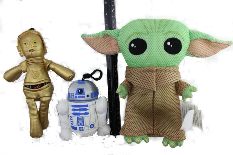 Scentsy Buddy Star Wars Plush •C-3PO •R2D2 •Baby Yoda •"Light Side of the Force" image 3