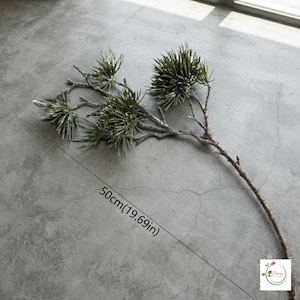Faux pine branch for rustic home décor