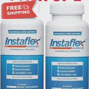 Paquete de 2 cápsulas Instaflex Advanced Joint Support, suplemento formulado para el alivio de las articulaciones, 30 cápsulas.