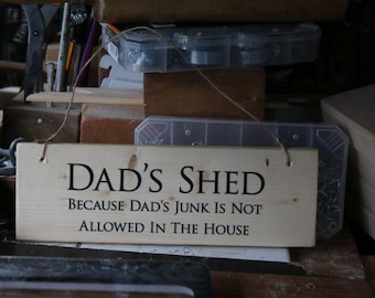 Custom Garden Shed Sign: Reclaimed Wood Personalized Plaque