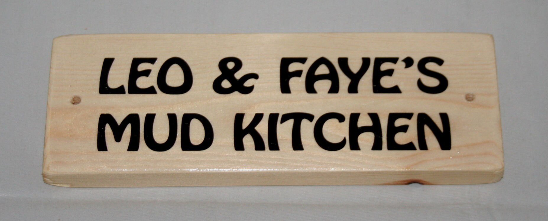 Personalised Your Name MUD KITCHEN Wood Sign Outdoor Wall Etsy UK