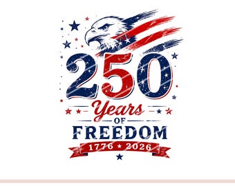 USA 250 Years of Freedom PNG, Patriotic Wildflower Flag Design, Fourth of July Sublimation Digital Download