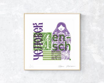 Culture Print - Russian x German