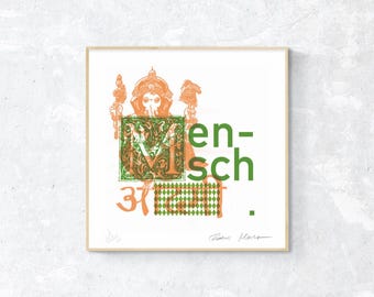 Culture Print - Indian x German