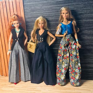 Trendy style pants for dolls image 2